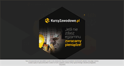 Desktop Screenshot of kursyzawodowe.pl